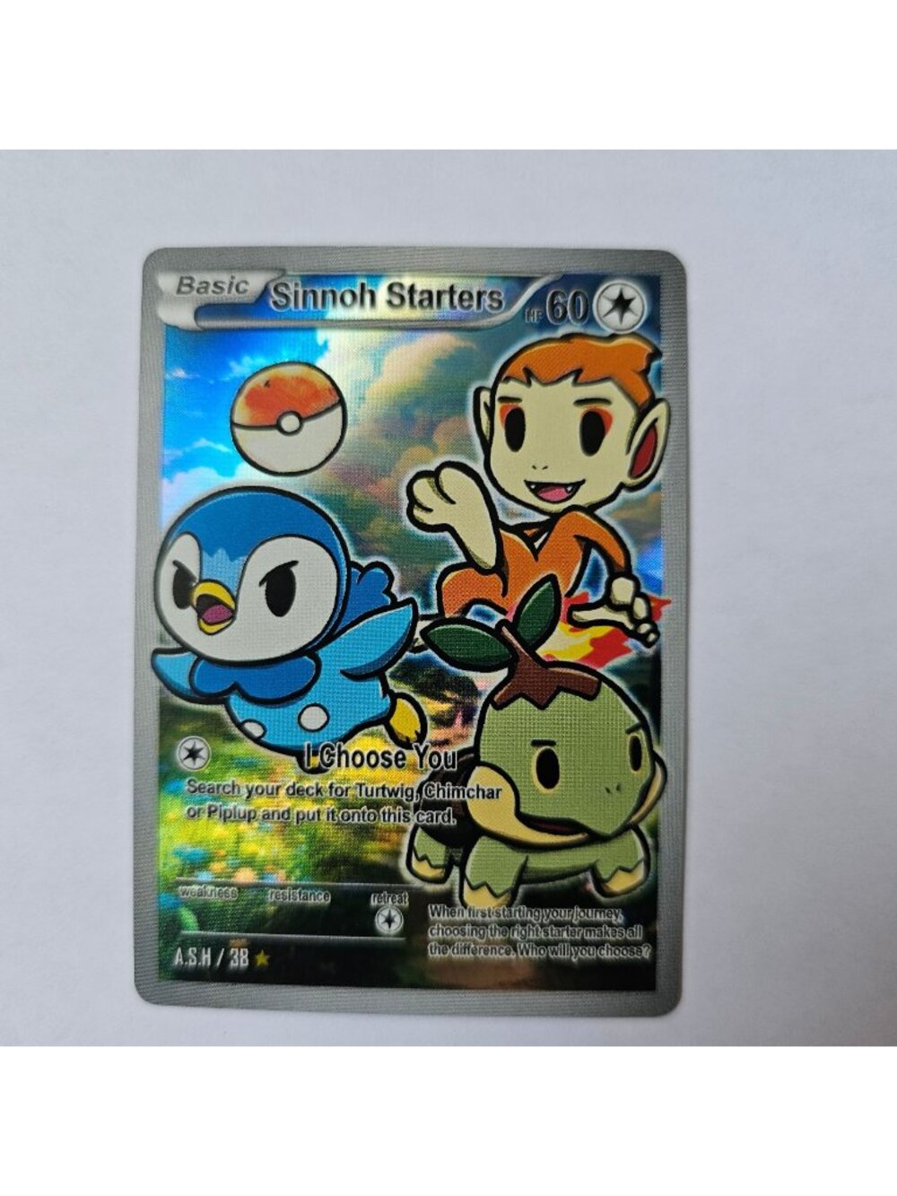 After Skool Hobby Gen 1 Sinnoh Starters Pokemon Custom Fan Art Parody ASH 38